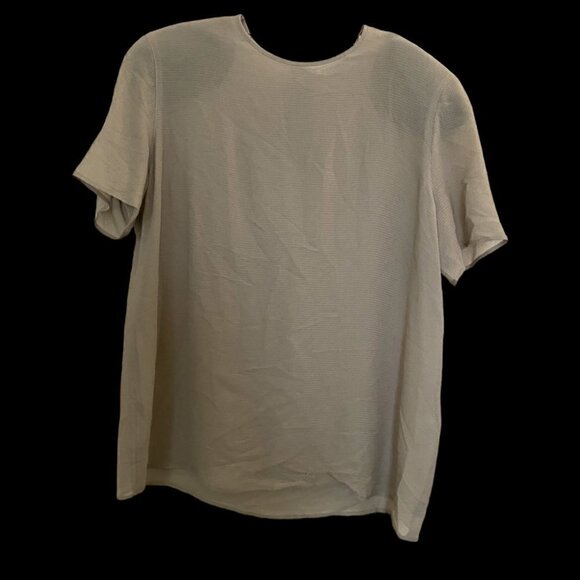 GEORGIO ARMANI taupe blouse - Picture 1 of 4